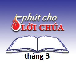 5 phút cho Lời Chúa - tháng 3