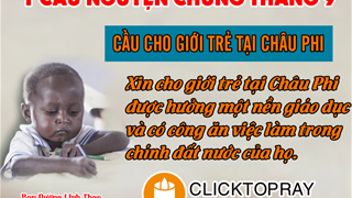 Ý Cầu Nguyện Tháng 9 Của Đức Giáo Hoàng Phanxicô