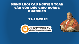 Tông Đồ Cầu Nguyện, Ngày 11.10.2018