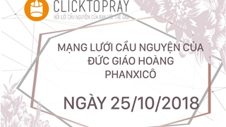 Tông Đồ Cầu Nguyện, Ngày 26.10.2018