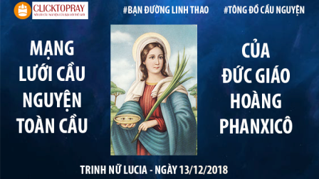 Tông Đồ Cầu Nguyện Ngày 14.12.2018