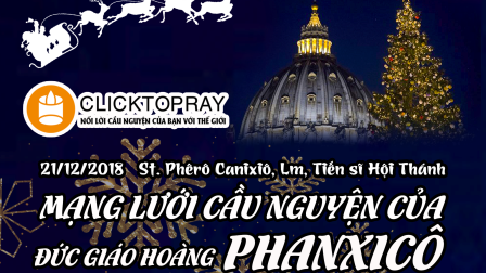 Tông Đồ Cầu Nguyện Ngày 21.12.2018