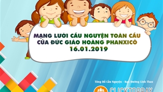 Tông đồ cầu nguyện, ngày 16.01.2019