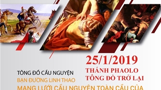 Tông đồ cầu nguyện, ngày 25.01.2019