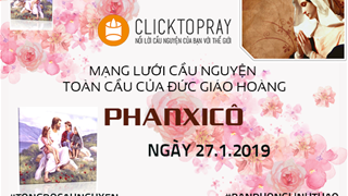 Tông đồ cầu nguyện, ngày 27.01.2019