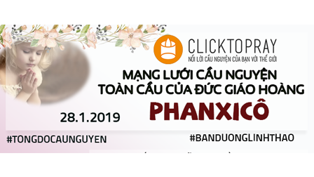 Tông đồ cầu nguyện, ngày 28.01.2019