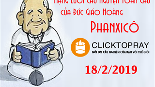 Tông đồ cầu nguyện, ngày 18.02.2019