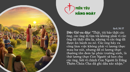 Mến Yêu Hằng Ngày Thứ Hai, 06.05.2019