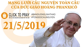 Tông đồ cầu nguyện, ngày 21.05.2019