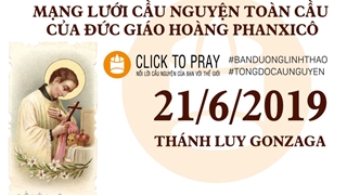 Tông đồ cầu nguyện, ngày 21.06.2019