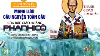 Tông đồ cầu nguyện, ngày 13.09.2019