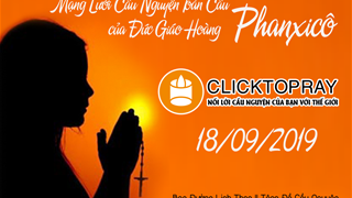 Tông đồ cầu nguyện, ngày 18.09.2019