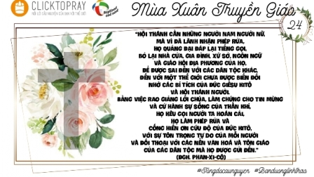 Mùa Xuân Truyền Giáo Mới Số 24