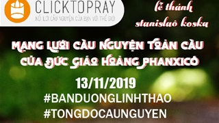 Tông đồ cầu nguyện, ngày 13.11.2019