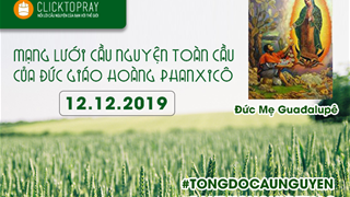 Tông đồ cầu nguyện, ngày 12.12.2019