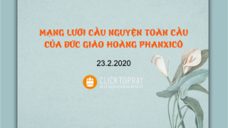 Tông đồ cầu nguyện, ngày 23.02.2020