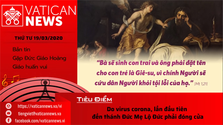 Vatican News Tiếng Việt thứ Năm 19.03.2020