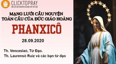 Tông Đồ Cầu Nguyện Ngày 28.09.2020