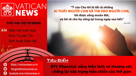 Radio: Vatican News Tiếng Việt thứ Hai 02.11.2020