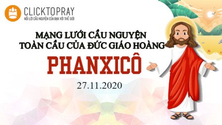 Tông Đồ Cầu Nguyện Ngày 27.11.2020