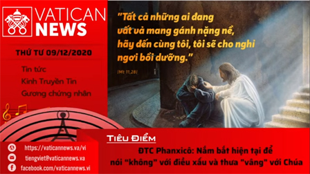 Radio: Vatican News Tiếng Việt thứ Tư 09.12.2020