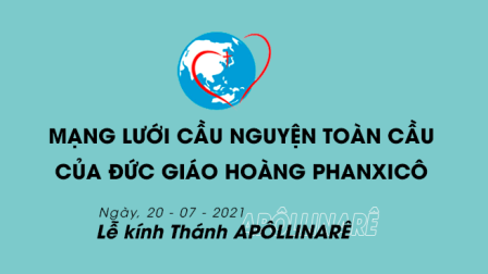 Tông Đồ Cầu Nguyện Ngày 20.07.2021