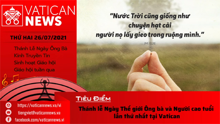 Radio thứ Hai 26.07.2021 - Vatican News Tiếng Việt