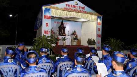 Thánh lễ Tiệc Ly tại giáo xứ Sơn La miền Tây Bắc