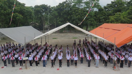 Hiệp đoàn Tây Bắc Phú Thọ: Khai mạc sa mạc huấn luyện Huynh trưởng và Dự trưởng tại giáo xứ Mộ Xuân