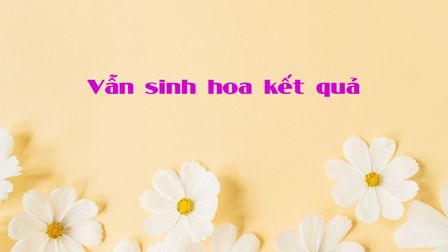 Vẫn sinh hoa kết quả