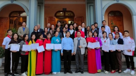 Bế mạc khóa sư phạm Giáo lý cấp I tại giáo xứ Tuyên Quang
