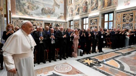 ĐTC Phanxicô gặp một số tổ chức truyền thông Công giáo Ý (VATICAN MEDIA Divisione Foto)