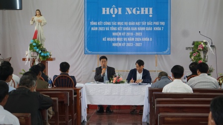 Giáo hạt Tây Bắc Phú Thọ: Tổng kết công tác mục vụ năm 2023 và khóa Ban hành giáo nhiệm kỳ 2019 - 2023