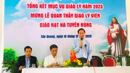 Giáo hạt Hà Tuyên Hùng: Hội nghị tổng kết mục vụ Giáo lý năm 2023