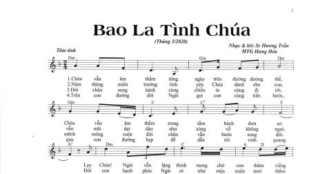 Bài hát: BAO LA TÌNH CHÚA của Sr Hương Trần - MTG Hưng Hóa