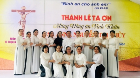 Thánh lễ tạ ơn mừng Hồng Ân Vĩnh Khấn của Nữ tu Anna Nguyễn Thị Thủy tại chuẩn xứ Cam Đường – giáo hạt Lào Cai