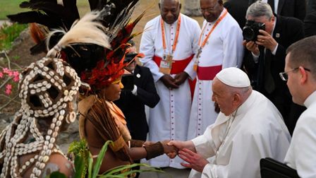 ĐTC Phanxicô gặp gỡ các giám mục, linh mục, phó tế, tu sĩ, chủng sinh và giáo lý viên ở Papua New Guinea