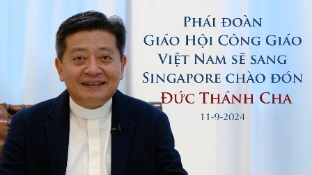 Phái đoàn Giáo Hội Công Giáo Việt Nam sẽ sang Singapore chào đón Đức Thánh Cha ngày 11/9/2024