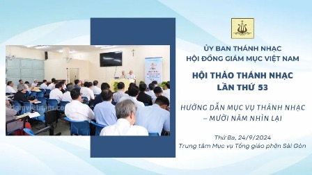 Ủy ban Thánh nhạc: Hội thảo Thánh nhạc lần thứ 53