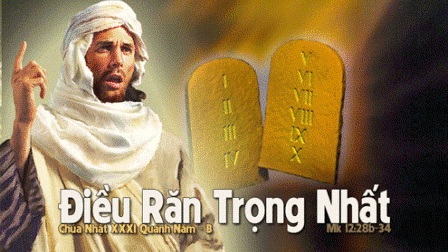 Suy niệm Tin Mừng Chúa nhật XXXI Thường niên năm B