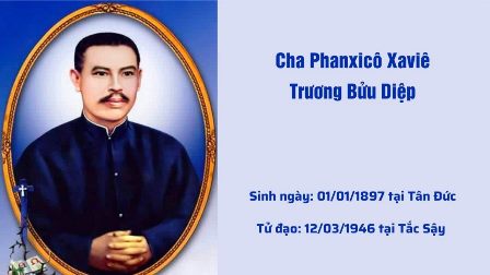 Cha Phanxicô Xaviê Trương Bửu Diệp sẽ được phong chân phước