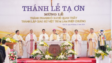 Thánh lễ Tạ ơn mừng Thành lập Giáo xứ Việt Trì