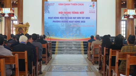 Giáo hạt Sơn Tây: Hội nghị Tổng kết công tác Mục vụ năm 2024 và Phương hướng năm 2025