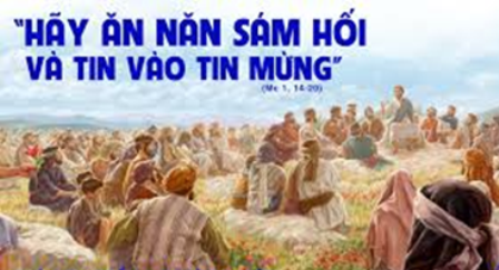 Sám hối và tin vào Tin Mừng