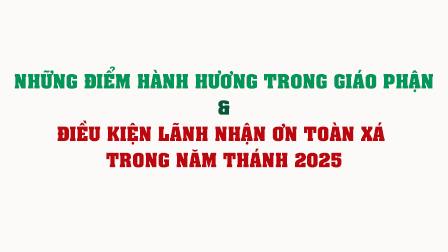 Những điểm hành hương trong giáo phận và điều kiện để lãnh ơn toàn xá trong năm thánh 2025