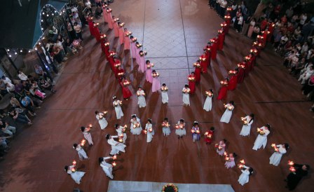 Giáo Xứ Mộc Hoàn: Rước Kiệu Hoa Và Dâng Hoa Kính Đức Mẹ – Mừng Lễ Thánh Giacôbê Quan Thầy