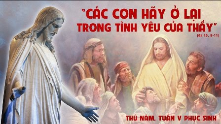 Suy niệm Tin mừng thứ Năm tuần V Phục sinh (Ga 15,9-11)