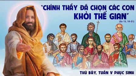 Suy niệm Tin mừng thứ Bảy tuần V Phục sinh (Ga 15,18-21)