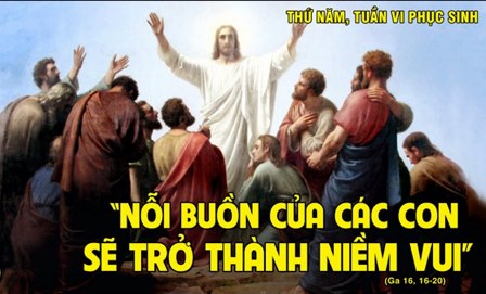 Suy niệm Tin mừng thứ Năm tuần VI Phục sinh (Ga 16,16-20)