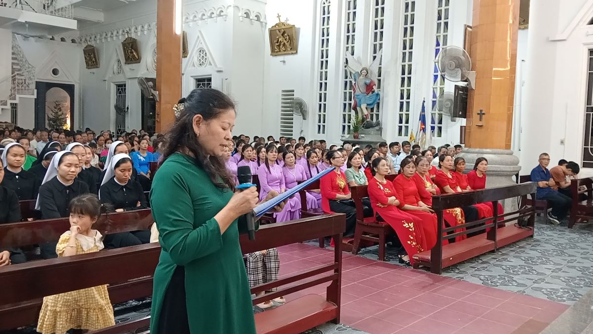 Chị trưởng hội đoàn nói lên tâm tình tri ân